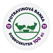 Dobroskutek Potravinová sbírka 100 Kč