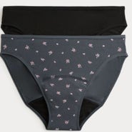 Marks & Spencer Menstruační kalhotky, barva:šedá Velikost:12 