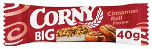 Corny BIG skořicová rolka, bílá poleva