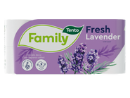 Tento Toaletní papír Family Lavender 2vrstvý, 8 rolí