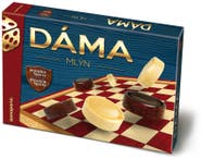 Bonaparte Společenská hra 2v1 (Dáma, Mlýn dřevěné kameny)