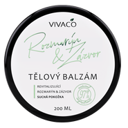 Vivaco Přírodní tělový balzám Rozmarýn & Zázvor