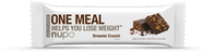 NUPO Tyčinka One Meal Křupavé Brownie