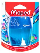 Maped Ořezávátko Shaker dvojité průhledné mix barev