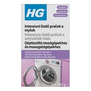 HG Intenzivní čistič praček a myček 2 × 100 ml