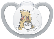 NUK Dudlík Perfect Match Air Disney Medvídek Pú Grey (6-18 m)