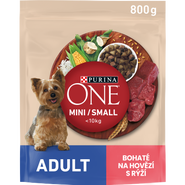 Purina ONE Mini Adult granule pro psy, hovězí