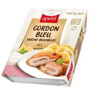 apetit Cordon Bleu s vařenými bramborami