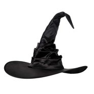 Seizis Klobouk látkový černý se zlatým potiskem 49cm