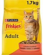 Friskies Granule pro kočky hovězí, kuře, zelenina