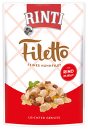 Rinti Filetto Adult kuře a hovězí v želé, kapsička pro psy