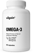 Vilgain Omega-3 25&nbsp;mm, 60&nbsp;kapslí