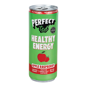 PerfectTed Healthy Matcha Energy Drink jablko a malina