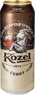Velkopopovický Kozel černý. tmavý výčepní. plech
