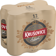 Krušovice Královský ležák 12, světlý, plech multipack 6x500 ml