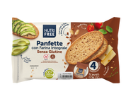 Nutrifree Bezlepkový Celozrnný krájený chléb (4x85g)