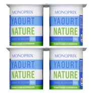 Monoprix Bílý jogurt (4x 125 g)