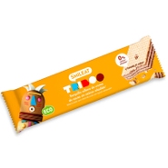 Smileat BIO Celozrnná oplatka s kakaovou náplní s agáve