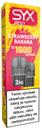 SYX POD Strawberry Banana 2x 2 ml (16,5 mg)