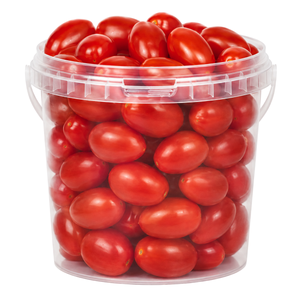 Rajčata Cherry oválná, kyblík