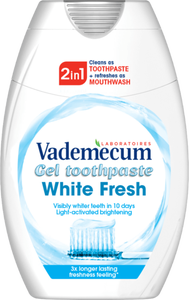 Vademecum Gel 2v1 White Fresh zubní pasta