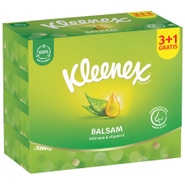 Kleenex Balsam 3vrstvé papírové kapesníčky, box 3+1