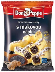 Don Peppe Bramborové šišky s makovou náplní