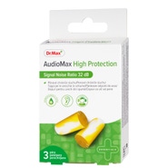 Dr.Max AudioMax High Protection 32 dB pěnové chrániče sluchu 3 páry