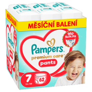 Pampers Premium Plenkové kalhotky Monthly Box, vel. 7 (15+ kg)
