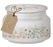 Emocio Bloom Charm vonná svíčka, sklo (100 x 79 mm) se skleněným víčkem 