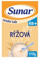 Sunar Rýžová cereální kaše, 4 m+