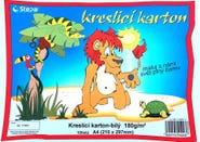 Stepa Kreslicí karton A4 bílý, 180g/m2