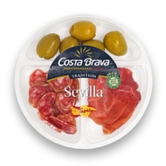 Costa Brava Tapas Sevilla - Fuet, Jamón Serrano, Olivy