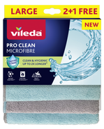 Vileda Pro Clean mikrohadřík 2+1ks