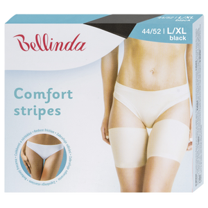 Bellinda Černé pásy proti odírání stehen COMFORT STRIPES, vel. L/XL