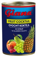 Giana Ovocný koktejl ve sladkém nálevu