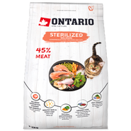 Ontario Granule pro kastrované kočky - losos