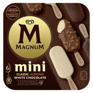 Magnum Mini Classic, Almond, White 6x55ml
