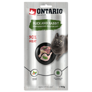Ontario Pochoutka Ontaio kachna a králík, tyčinky pro kočky 