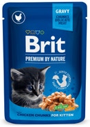 Brit Premium by Nature Kapsička pro koťata s kuřecími kousky