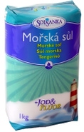 Solsanka Mořská sůl s jodem a fluorem