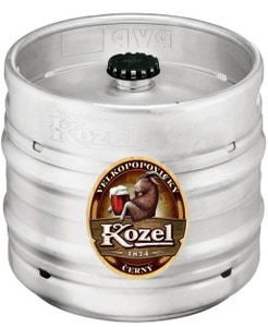 Velkopopovický Kozel pivo černé KEG