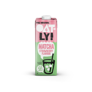 OATLY Ovesný nápoj Matcha Strawberry