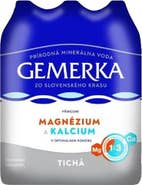 Gemerka Magnézium a kalcium tichá minerální voda 6x1,5l