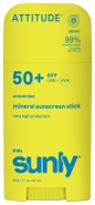 Attitude Dětský minerální opalovací krém Sunly SPF 50 bez vůně