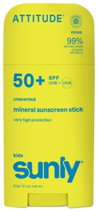 Attitude Sunly Dětský minerální opalovací krém SPF 50+ bez vůně