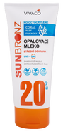 Vivaco Sun Bronz Opalovací mléko bez octocrylenu SPF 20, tuba