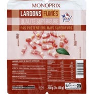 Monoprix Vysoce Kvalitní Uzená Slanina, kostky