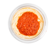 Table foods Hummus s pikantní salsa omáčkou