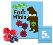 Bear Fruit Minis ovocné tlapky malina a borůvka 5x20g